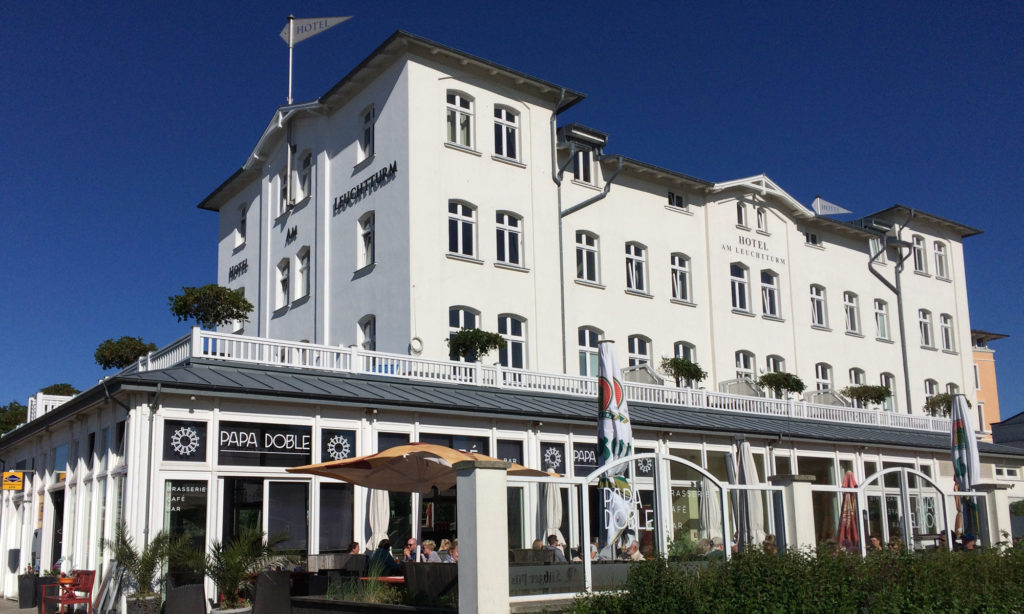 Hotel Am Leuchtturm mit Terrasse